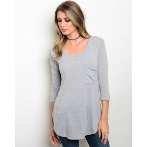 Simple gray top!