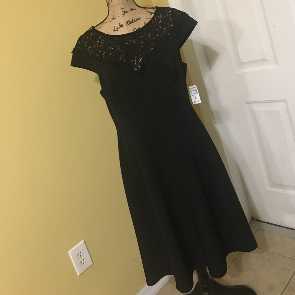 Brand new dress barn little black dress size 14 ✨