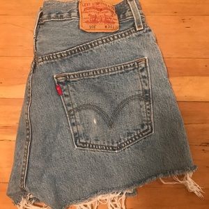 Vintage Levi's 501 cutoff short
