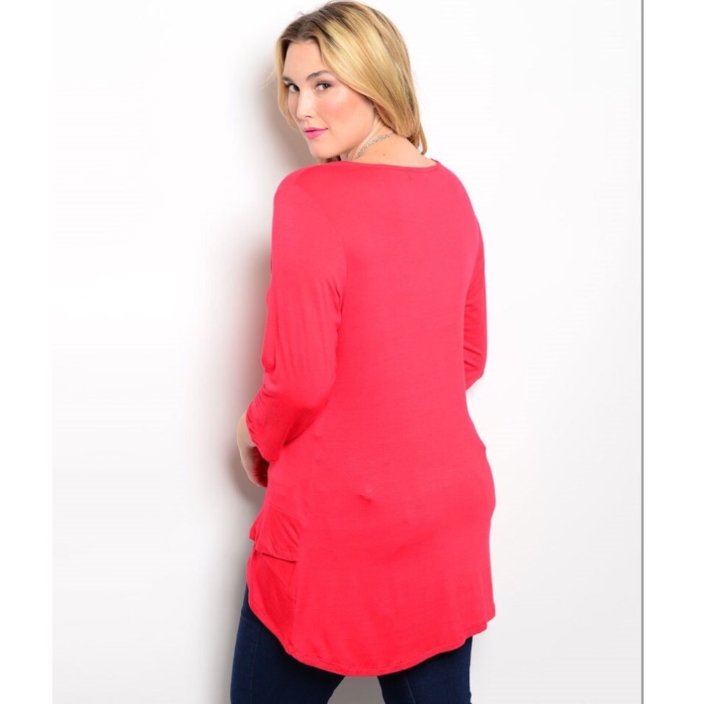 Plus Size Ruffle Bottom, Top! - Picture 2 of 2