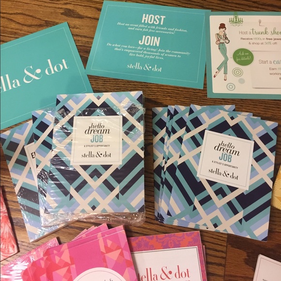 HUGE Lot of Stella & Dot Stylist supplies pads - Picture 6 of 8