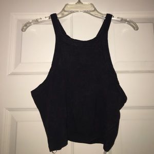 slight acid wash crop top