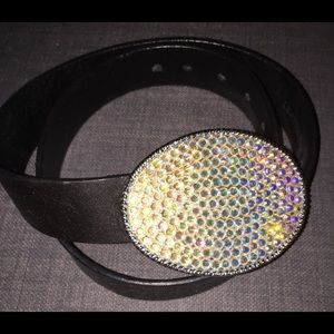 Swarovski belt. Clear crystals,Goddess. Mega-cool!