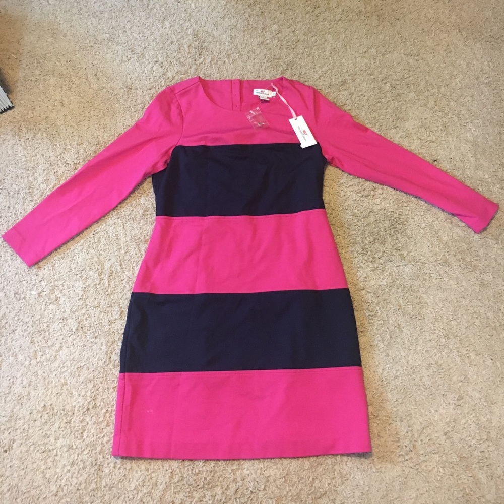 Vineyard Vines color block pointe tunic dress