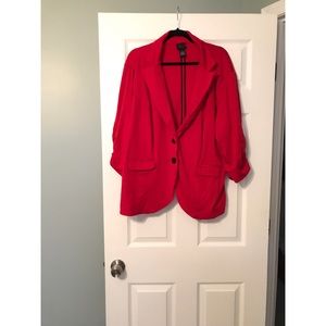 Torrid red blazer