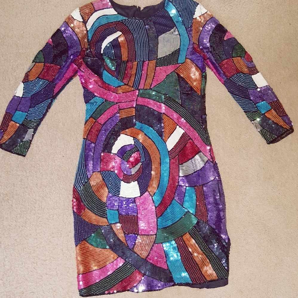 Vintage Sequened Dress