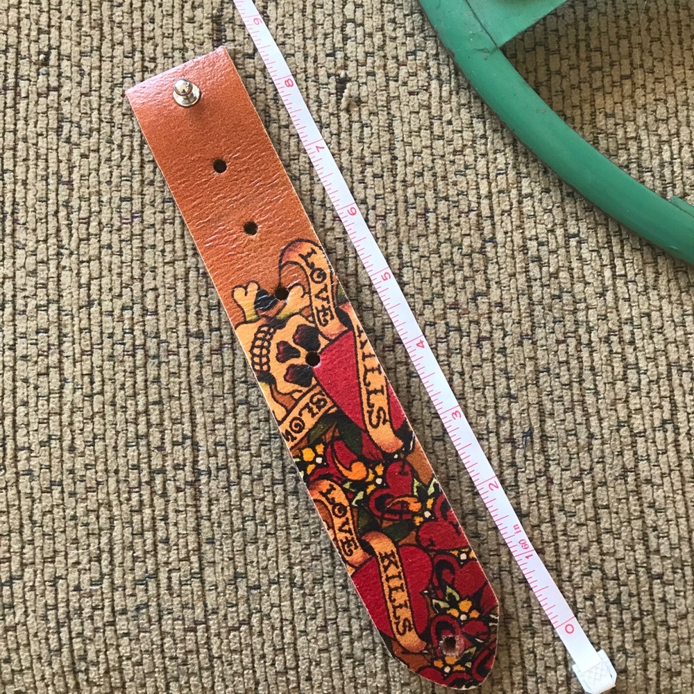 Up cycled belts into bracelets, Ed Hardy - Picture 4 of 4