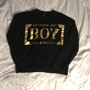 Black and Gold Sweatshirt