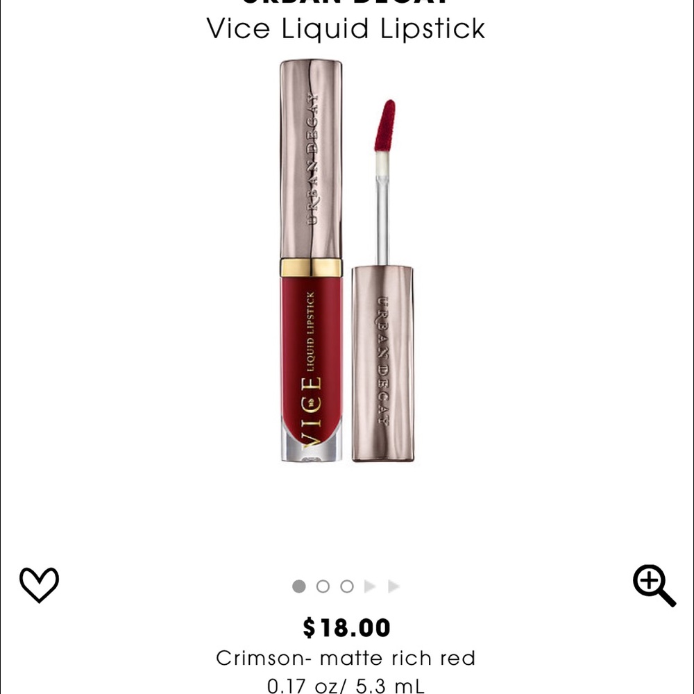 Urban Decay Liquid Lipstick - Crimson