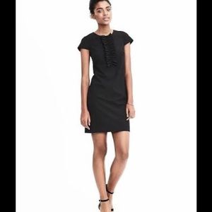 Banana Republic Ruffle-Front Sheath Dress NWT