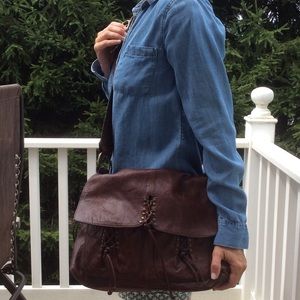 KOOBA studded soft brown cross body bag.