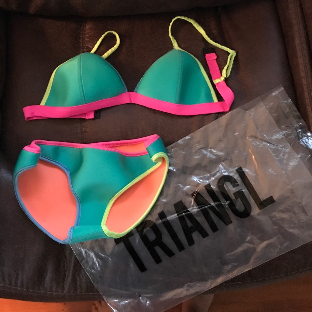 Neon Triangl Bikini