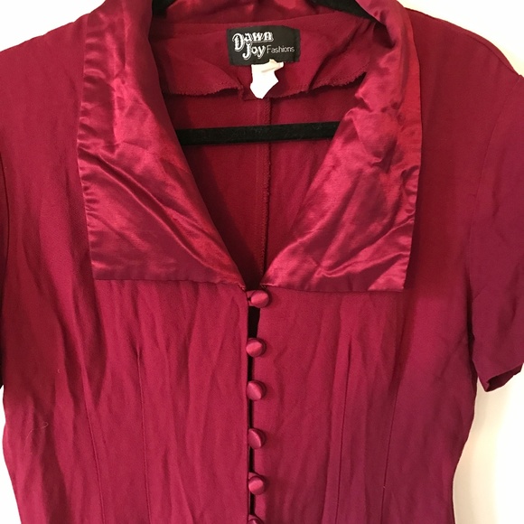 Vintage Dawn Joy Button Dress - Picture 3 of 8