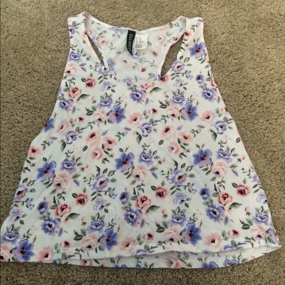 Floral racerback tanktop