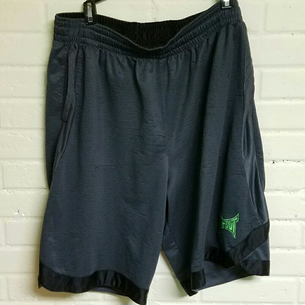 Tapout grey with black trim gym/athletic shorts