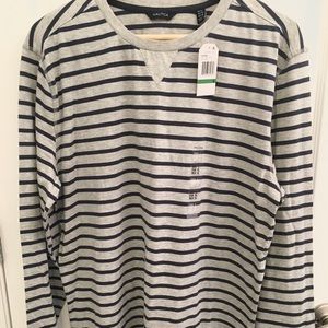 Sold Men's Nautica Stripped Long Sleeve Shirt Sz L