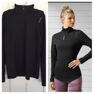 Reebok Black Workout Long Sleeve Top Sz M