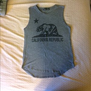 California Republic Graphic Muscle Shirt