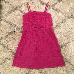 Pink Animal Print Dress