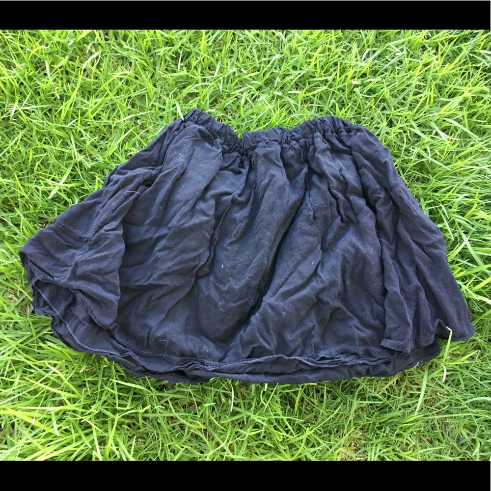 Brandy Melville Black Skater Skirt