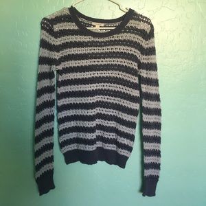 Light Striped Knit Sweater