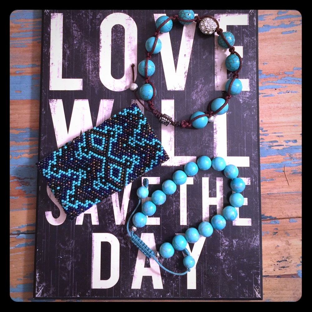 🦋SALE🦋 True Blue Love You Bracelet Trio