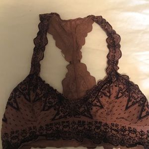 FREE PEOPLE LACEY HALTER BRALETTE