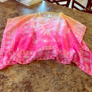 Justice flowing flower shirt