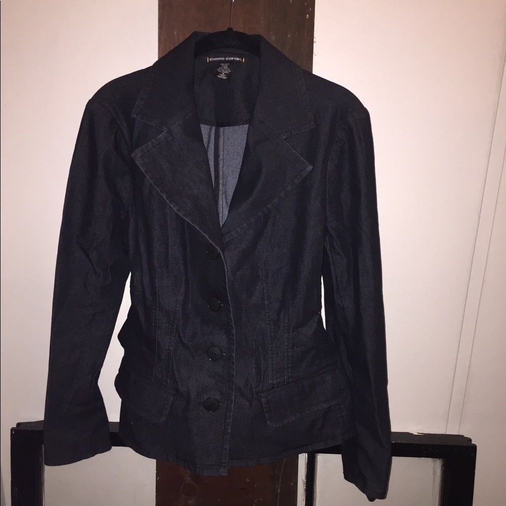 Sooo Posh Pierre Cardin Denim Blazer