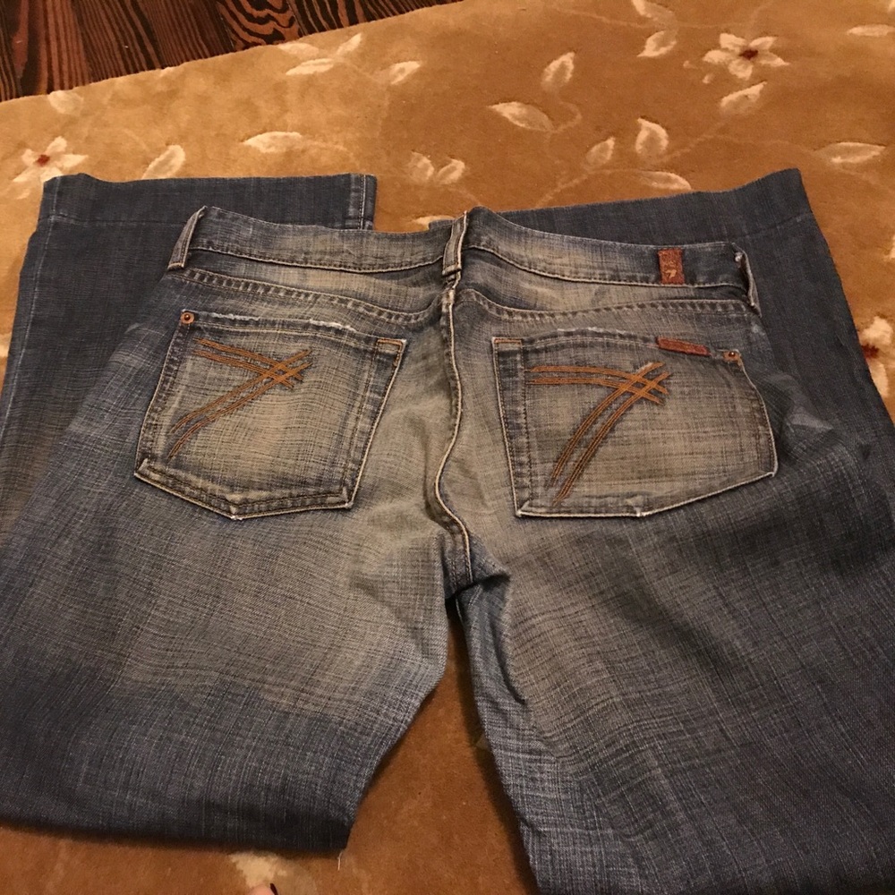 Size 28 7 For All Man Kind jeans