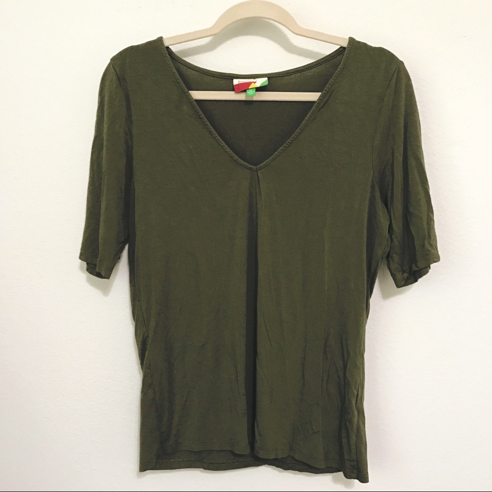 Modcloth Elbow Length Sleeve Top