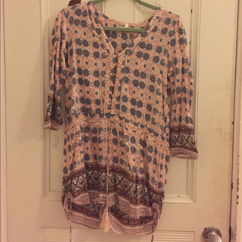 en Creme tribal romper (M)