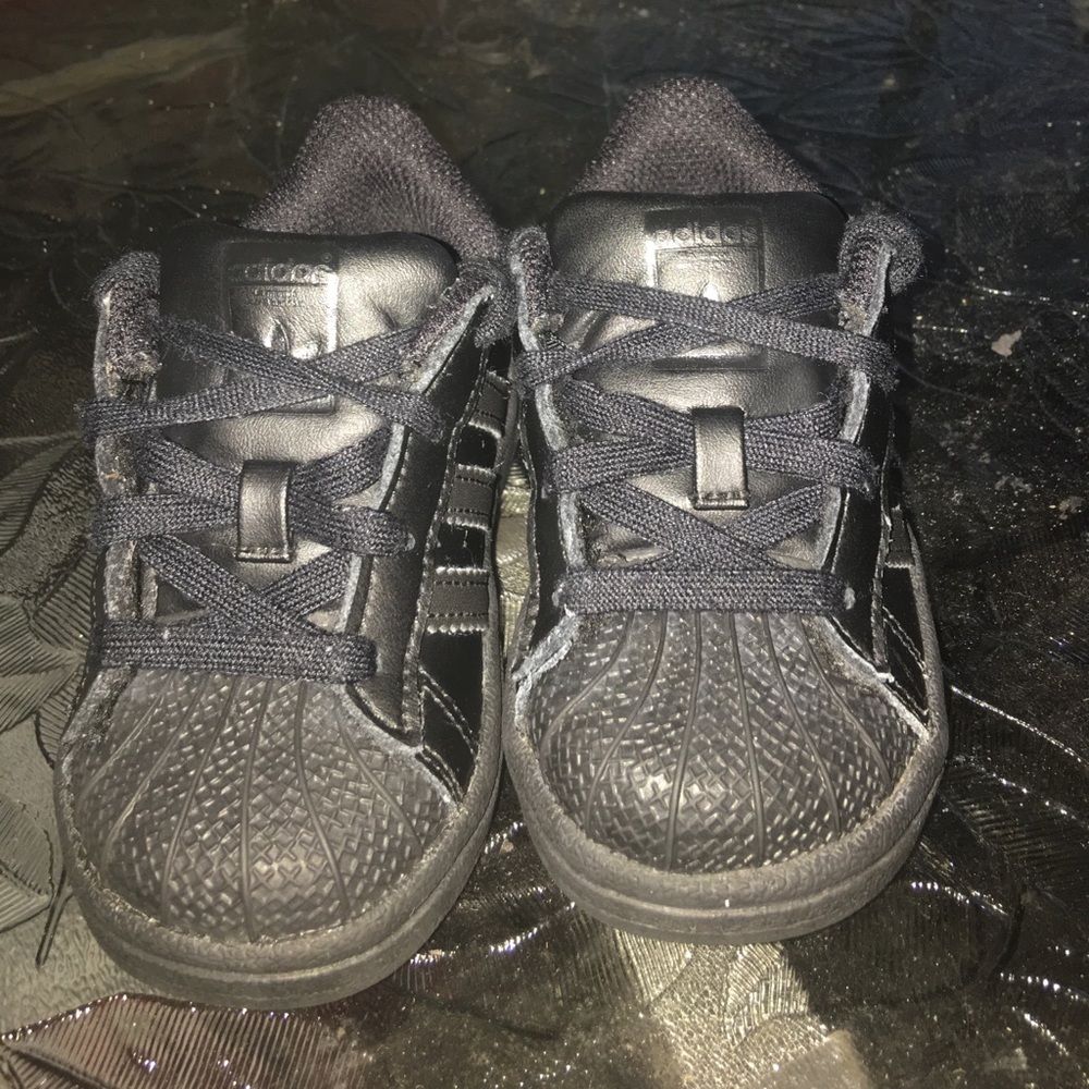 All black adidas