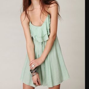 Free People Flutter Away striped dress, size small