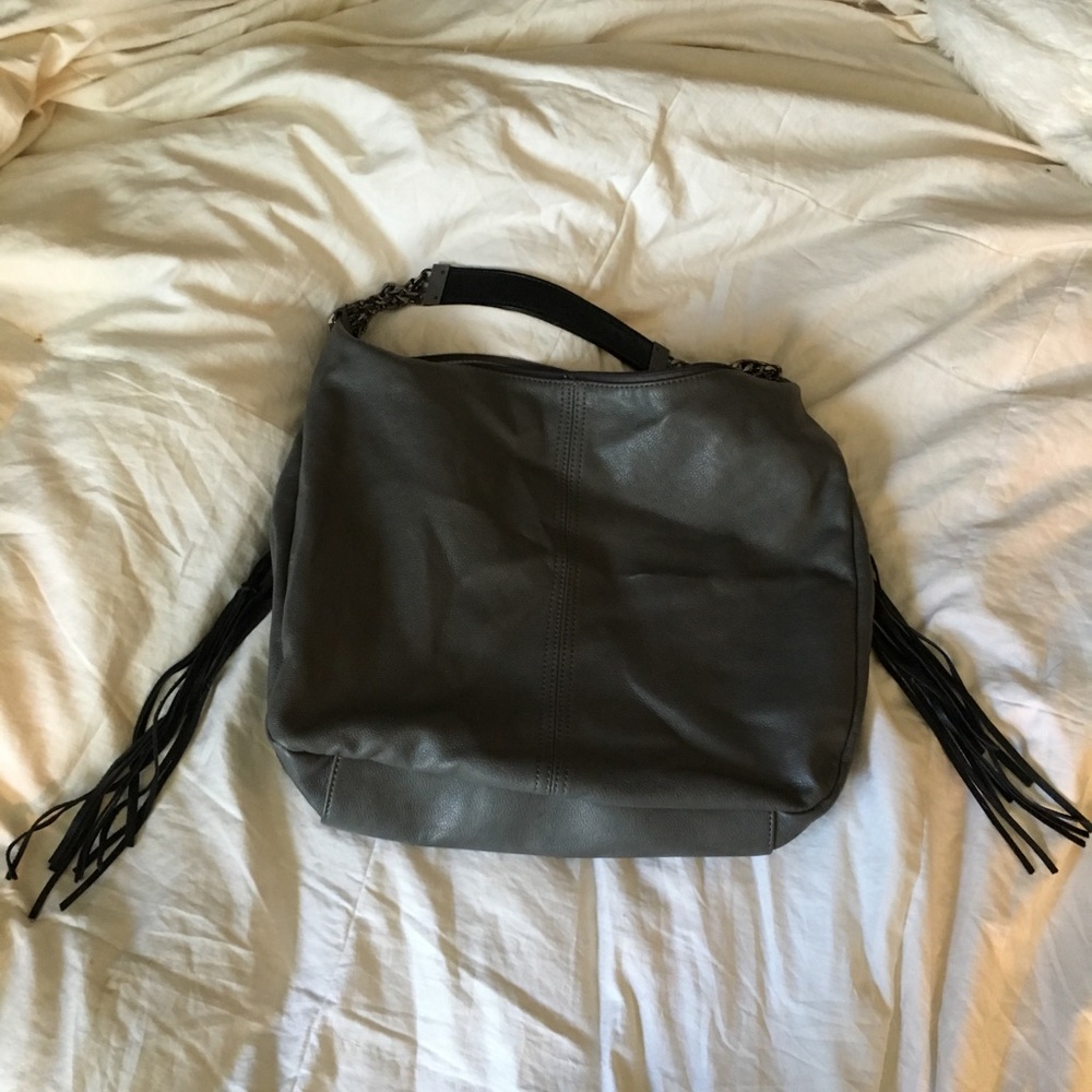 Gray purse