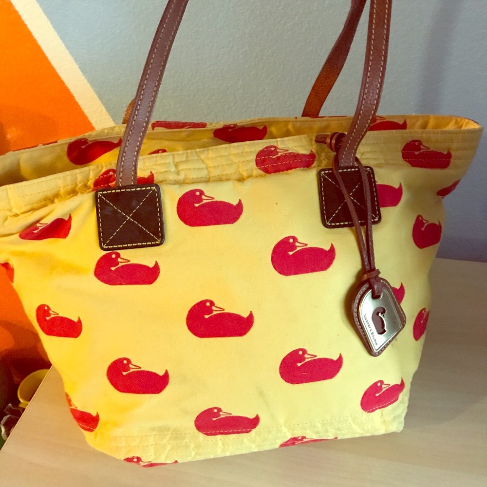 Yellow Dooney and Burke