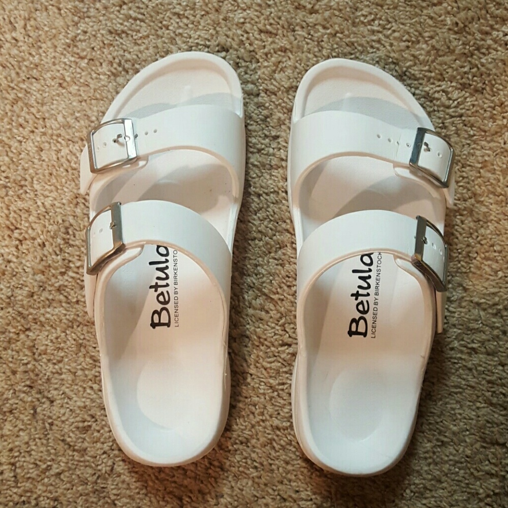 White birkenstocks