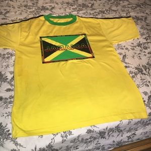 Yellow Jamaican pride tshirt
