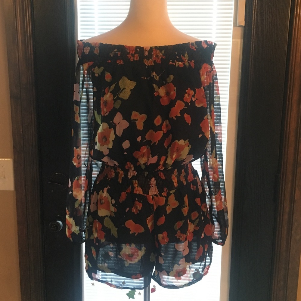Spring Cleaning Floral Romper