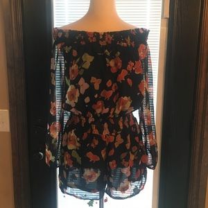 Spring Cleaning Floral Romper