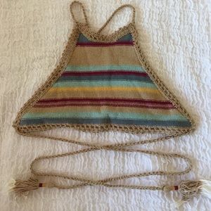 She made me bikini top