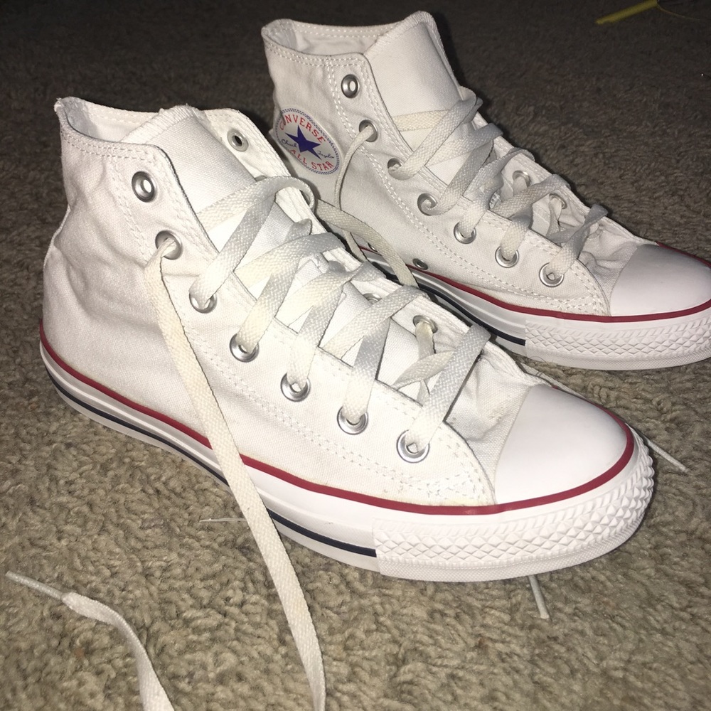 White high top converse