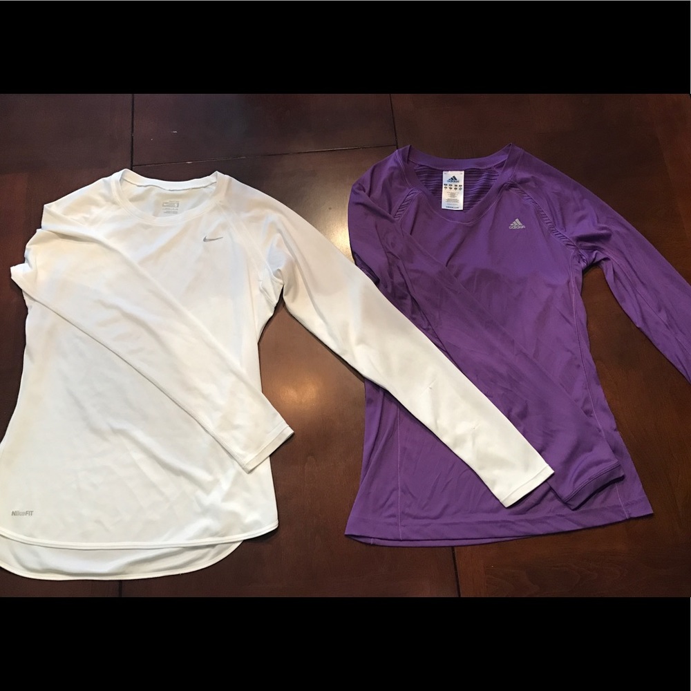 Nike & Adidas Long Sleeve Activewear