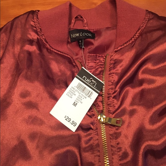 Orange Rust Bomber Jacket - Picture 2 of 6