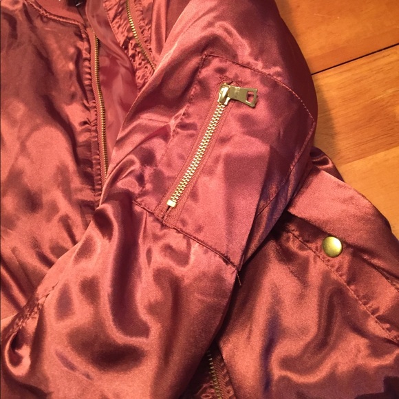 Orange Rust Bomber Jacket - Picture 5 of 6