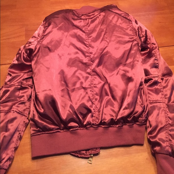 Orange Rust Bomber Jacket - Picture 6 of 6