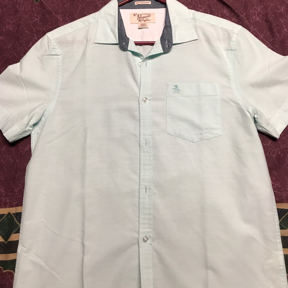 Penguin button up shirt size M Slim Fit
