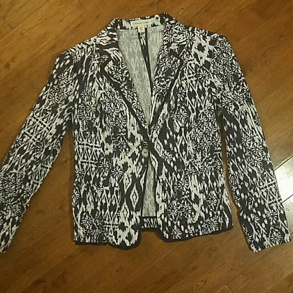 Printed blazer