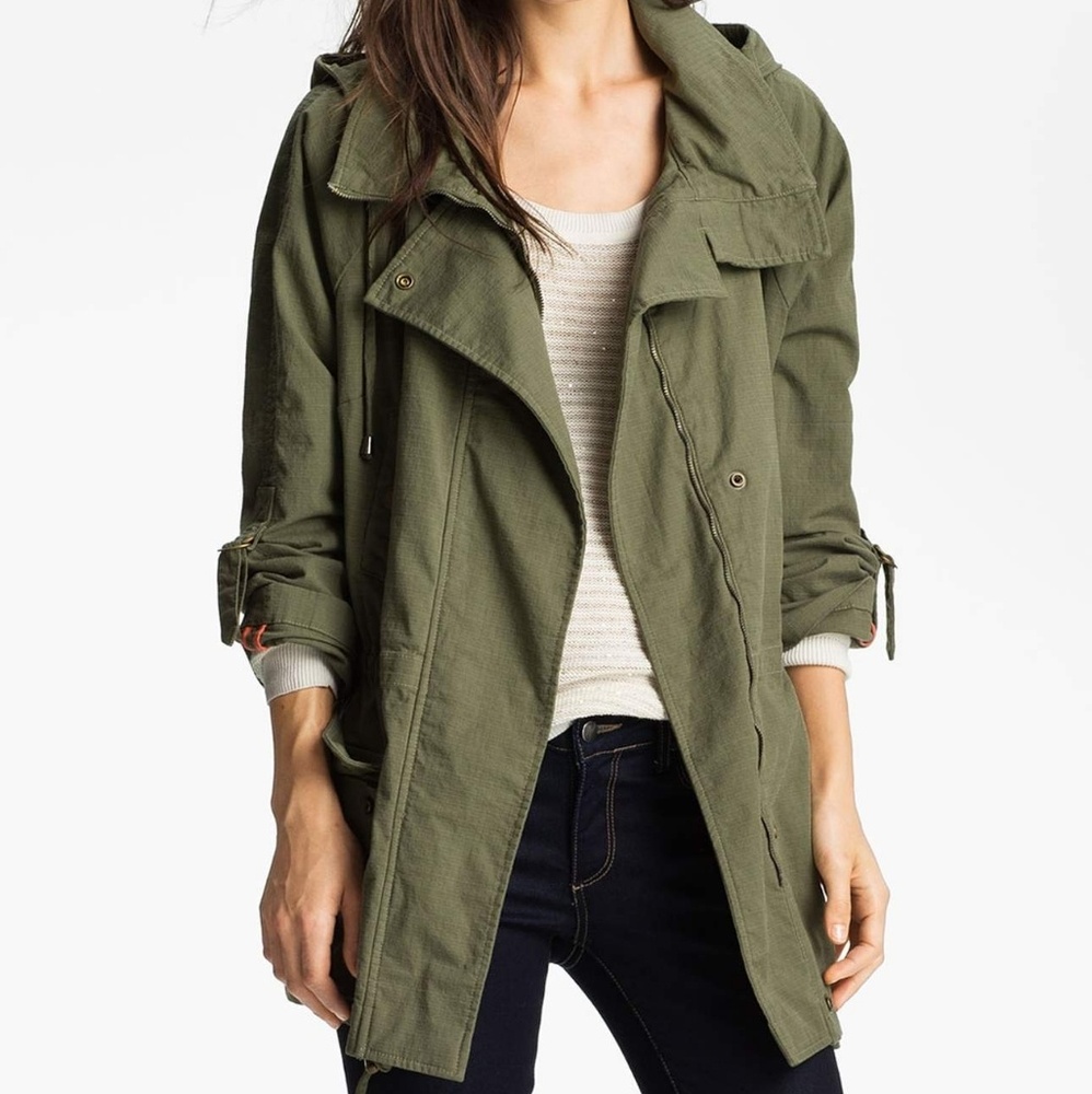 Willow & Clay Military Olive Green Jacket