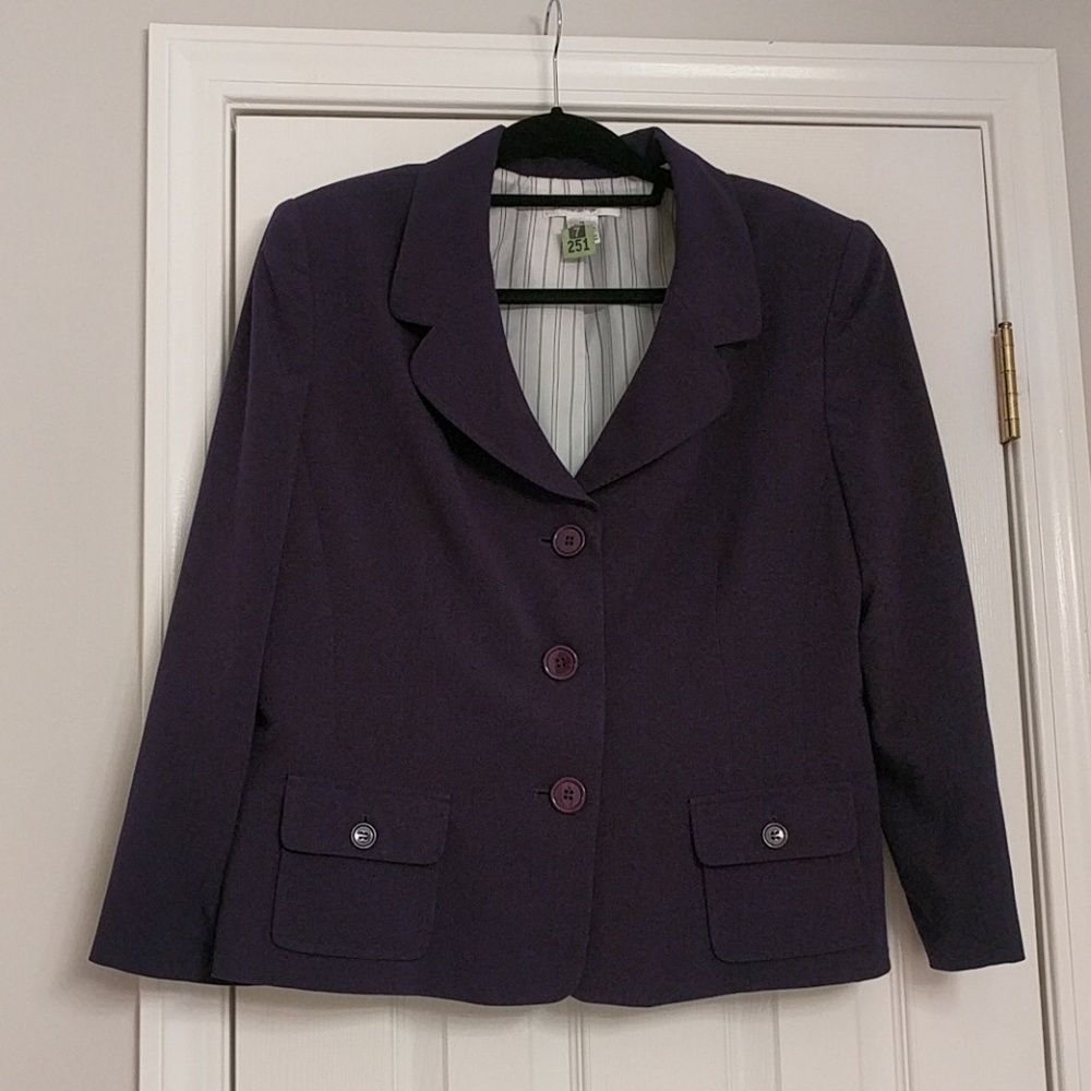 All Season Navy/Indigo Blazer from Judith Hart